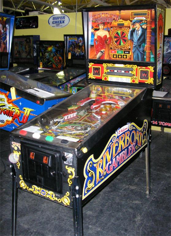 WILLIAMS RIVERBOAT GAMBLER Pinball Machine Game for sale BRAND NEW